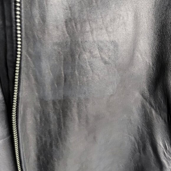 Collezione black leather jacket men's sz XL - Picture 7 of 11